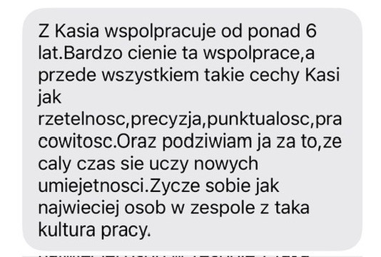 Realizacja social media – zrzut ekranu profilu marki